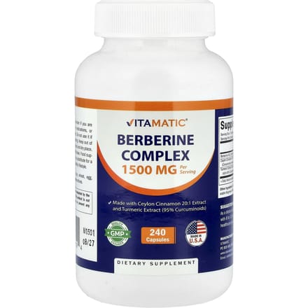 Berberine Complex, 240 Capsules