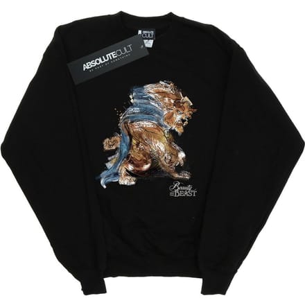 Disney Heren Beauty And The Beast Beast Sketch Sweatshirt (Zwart)