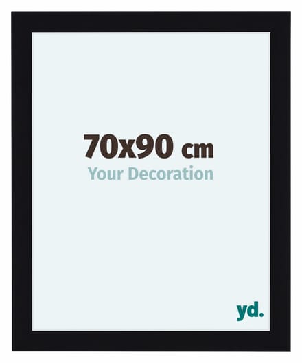 Your Decoration - Fotolijst 70x90 cm - MDF - Zwart Hoogglans - Como