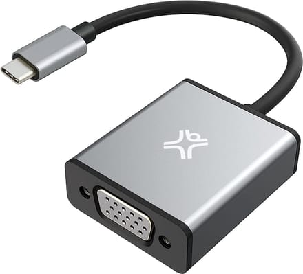 XtremeMac USB-C naar VGA adapter - 1920 x 1080p - 60 Hz - Full HD - Grijs