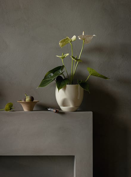 Audo Hydrous Bloempot - essen - Ø 12 cm