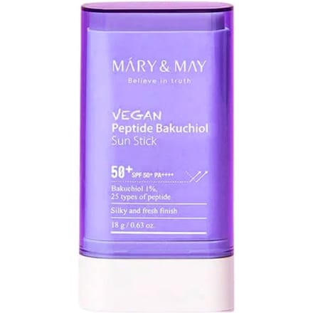 Mary & May Mary &amp; May Vegan Peptide Bakuchiol Sun Stick SPF50+ PA++++ 18 g