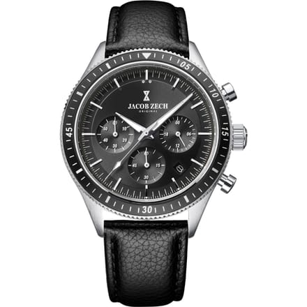 Jacob Zech - Heren Horloge Milano - Zilver