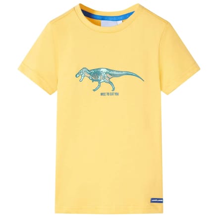 vidaXL - Kindershirt - 104 - lichtokerkleurig