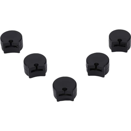 5 Pièces Confortable Pratique Caoutchouc Repose-pouce Clarinette Coussin Protecteurs Couvre-doigt black