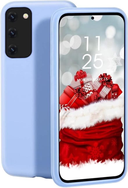 HB Hoesje Geschikt voor Samsung Galaxy S20 - Siliconen Back Cover - Blauw