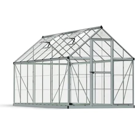 Canopia Tuinkas Harmony 6x14 - Polycarbonaat - Zilver - 426x185x208cm
