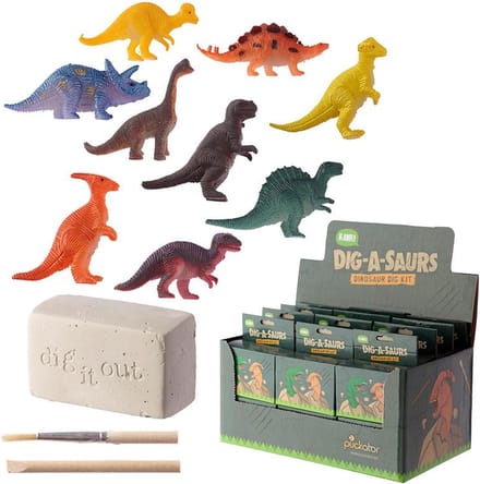 Puckator Opgraving set Dinosaurus - Dig it out! Dino - Archeoloog speelgoed