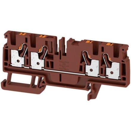 Weidmüller 2534390000 Doorgangsklem 6.1 mm Spanveer Bruin 50 stuk(s)