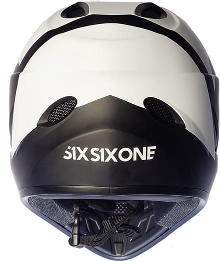 SixSixOne Comp Full Face Helm, white Hoofdomtrek XL | 60-62cm