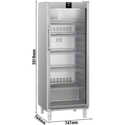 Liebherr Koelkast RVS PERFECTION - 688 liter - GN 2/1 - RVS interieur - 1 glazen deur zilver