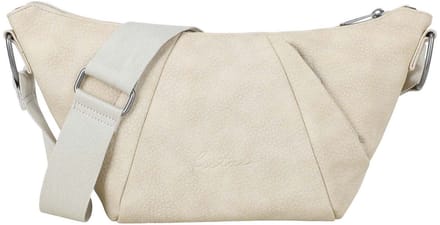 Fritzi aus Preußen schoudertas Croissant Cross Bag Grainy Light Beige