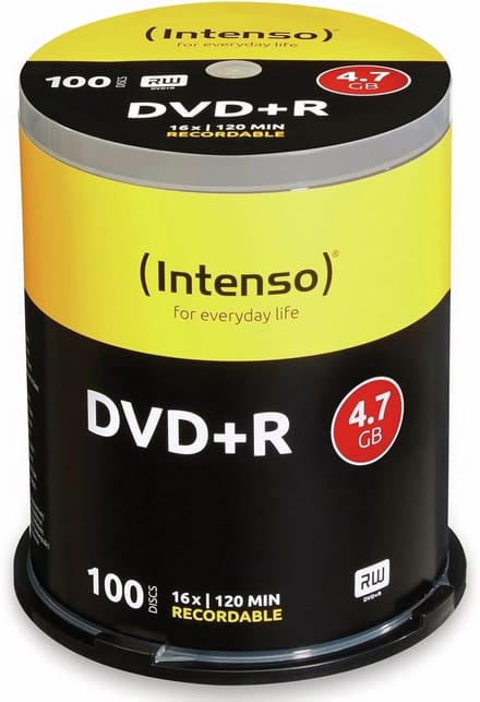 DVD+R 4.7 GB Opname Films en Gegevens 100 Stuks