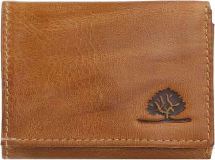 Greenburry Tornado Portemonnee RFID-bescherming Leer 9.5 cm - Jongens - Horizontaal - peanut brown
