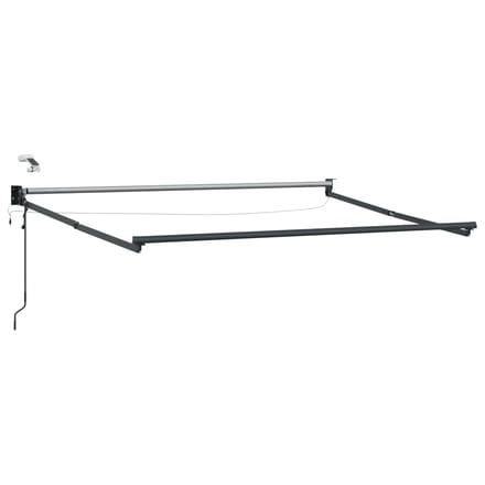 vidaXL - Elektrisch - Uitschuifbare - Zonneluifel - Crème - 3,5 - x - 2,5 - m