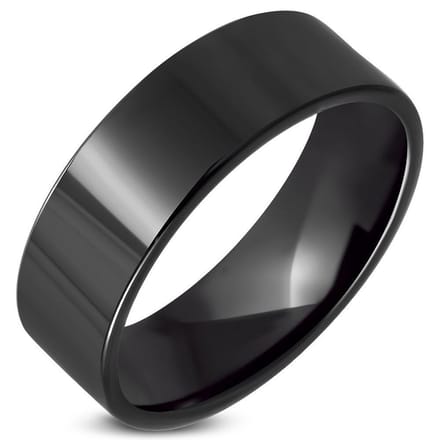 Amanto Ring Akash - 316L Staal - 8 mm - Maat 63-20mm