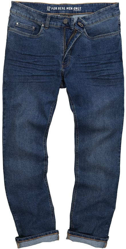 JP 1880 - Heren - Jeans FLEXNAMIC® denim 5-pocket Regular-Fit - Blauw denim - Maat 68