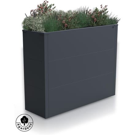 4gardenz Buiten Plantenbak Staal - Verhoogde Bodem - 100x30x77 cm