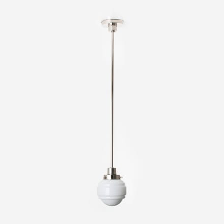 Hanglamp Polkadot 20's Matnikkel - Art Deco Trade