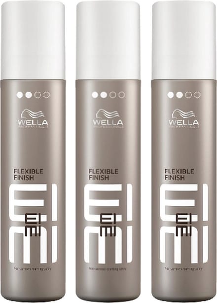 Wella EIMI - Flexible Finish - Non-Aerosol Crafting Spray - Haarspray - 3 x 250ML