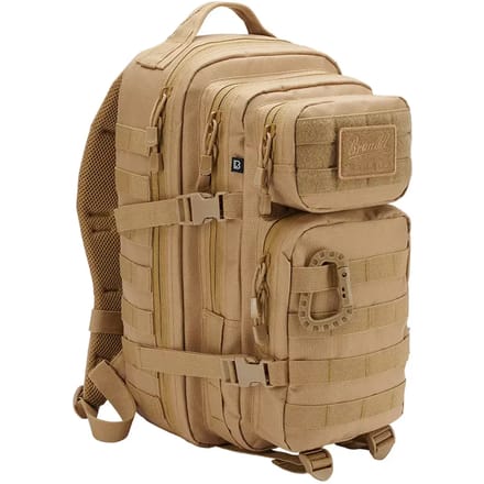 Brandit US Assault Pack Medium Rugtas camel - Polyester - Basics, Festival