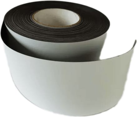 DW4Trading Magneetband 60x0,5 mm - 5 Meter - Wit