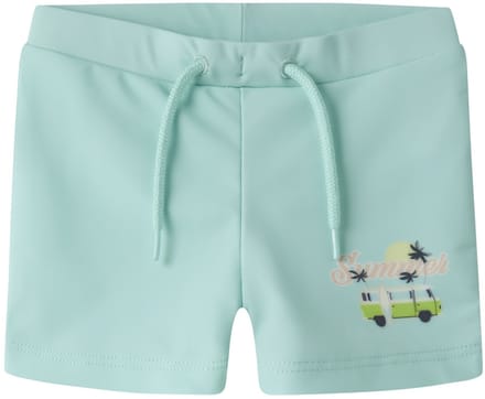 Name It Jongens Zwembroek Strak NMMZIGURT Turquoise - Maat 98/104