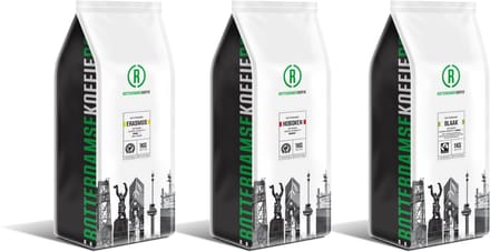 Rotterdamse Koffiebonen Tasty Proefpakket | ORIGINAL 3 x 1000 GRAM