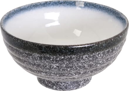 Grijs/Witte Kom – Tajimi – 19 x 9.5cm 1500ml