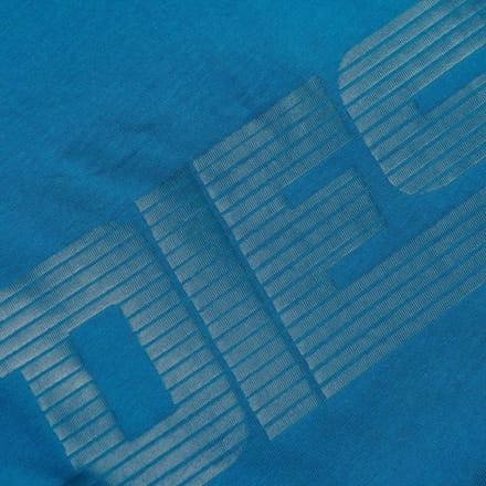 Diesel Heren Monotone Logo T-Shirt (Blauwe Saffier)