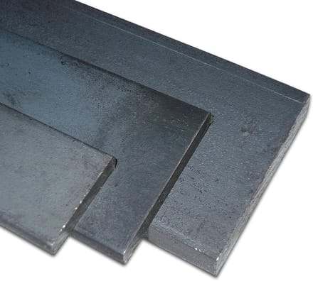 Stalen Plaat - Metaal Profiel - Staalconstructies Bouwen - Ruw Gewalst Staal - 1000 mm Lengte - Zwart