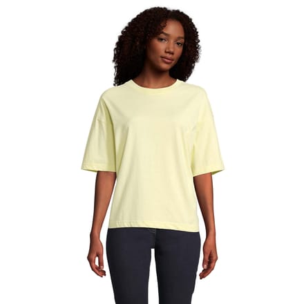 SOLS Dames/Dames Boxy Oversized T-shirt (Lichtgeel)