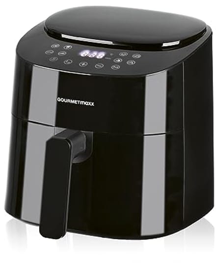 Heteluchtfriteuse 4,5L - 1400W met 8 Kookprogramma's voor Gezonde Bereidingen