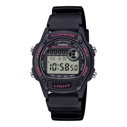 Casio Casio Collection W-220H-1A2VEF Horloge - Kunststof - Zwart - Ø 36 mm