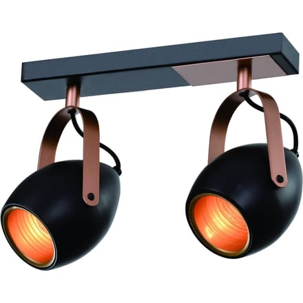 Plafondlamp Miley 2-lichts | Loft46