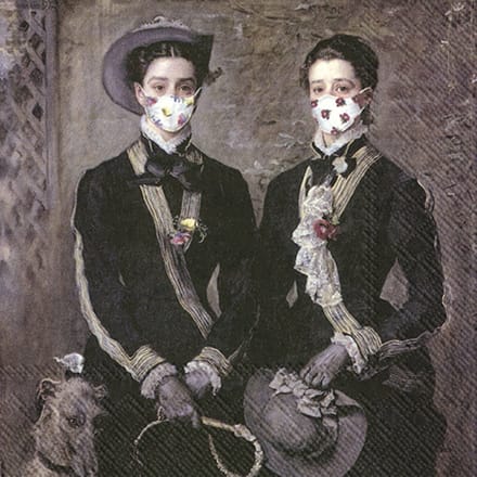 Lunch servetten The twins - IHR - 33x33 cm