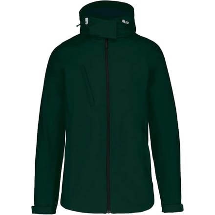 Kariban Dames softshell jas met afneembare capuchon K414 - Bottle Green - L
