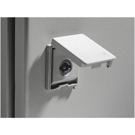 Rittal SZ 2476.100 2476100 Sleutelkastafdekking Afsluitbaar Polyamide Grijs 2 stuk(s)