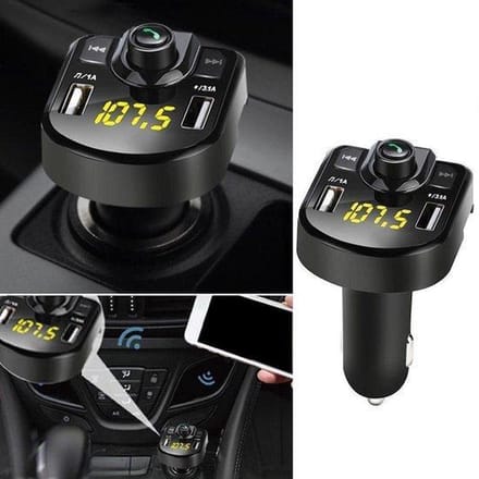 Draadloze Carkit-Auto bluetooth/ Draadloze bluetooth-MP3 Speler Fm-zenderaccessoires-Muziek - Handsfree Bellen- Auto-AUX input-MP3 Speler Mobiel