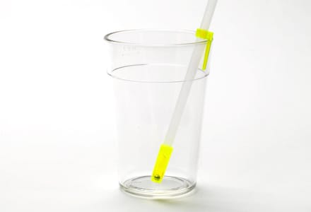 One Way rietjes met terugloop beveiliging : Set van 1 keer het grote formaat (26 cm) en kleine formaat (18 cm)