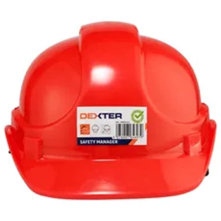 Dexter Veiligheidshelm - Rood - Eén Maat - En 397