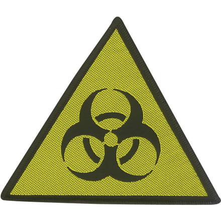 Biohazard Patch - Danger - voor Geen - zwart-geel