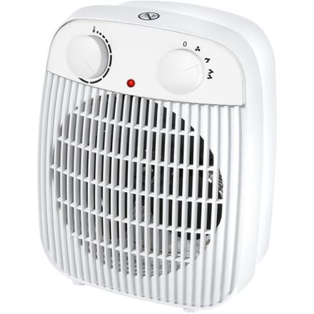 TRONIC®Ventilator warme en koude lucht - Wit - Vermogen: 1000/2000 W - Verwarmingsstanden: 2 - Ook als ventilator te gebruiken