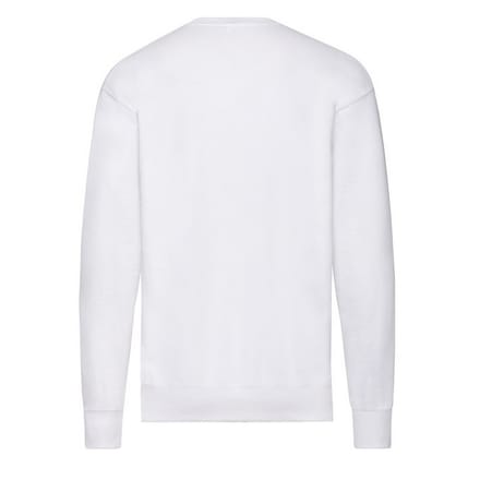 Fruit of the Loom Heren Lichtgewicht Set-In Sweatshirt (Wit)