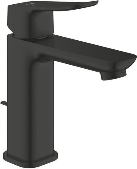 GROHE Dice Wastafelmengkraan - M-Size - Waterbesparend - Inclusief Pop-Up Waste - Matte Black