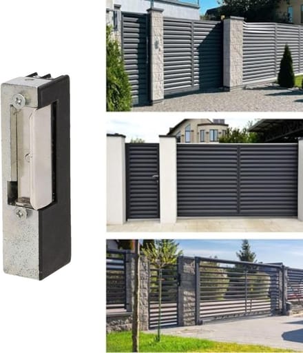 Elektrische Deurdranger Asymmetrisch voor Rechter Deuren - Magnetisch Slot voor Intercomsystemen