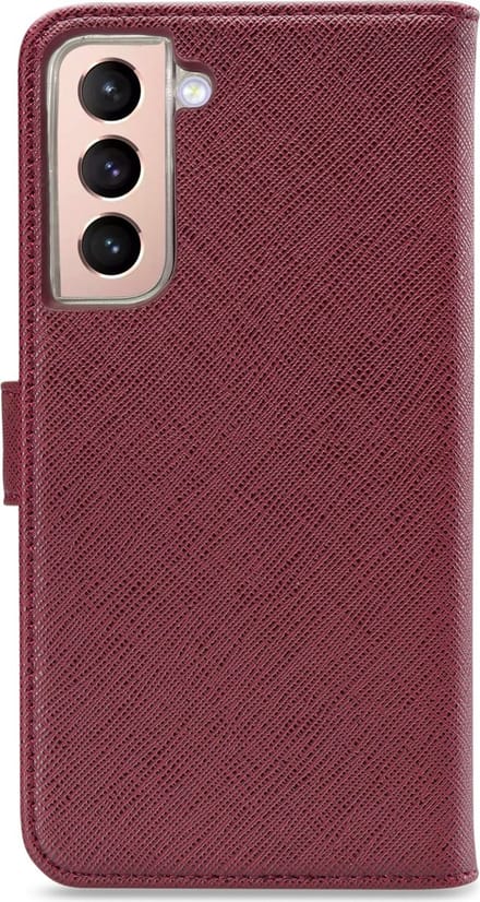 My Style Galaxy S21 Plus Wallet Case Bordeaux Standaard