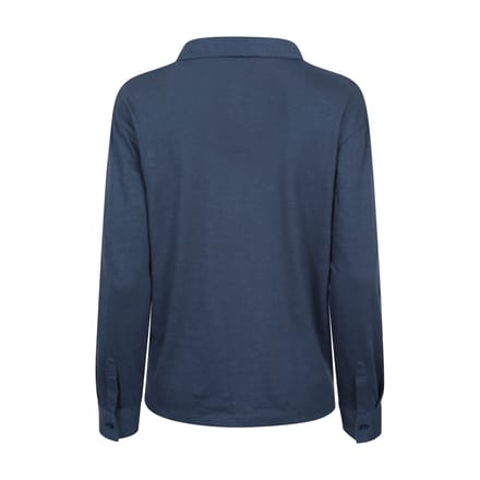Mountain Warehouse Dames Brae Relaxed Fit Polo Shirt (Navy)