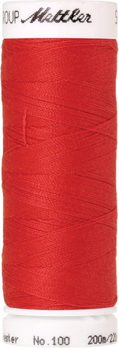 Amann Mettler Seralon Naaigaren – Candy Apple (0104) – 200 m – No. 100 – 100% Polyester – Per Stuk