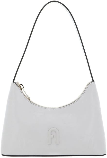 FURLA Leren Schoudertas Avondtas Diamante Mini Shoulder Bag Marshmallow Crème